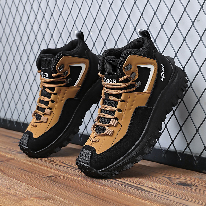 Men'S Shoes Hiking - Erkek Geniş Kalıp Yürüyüş Ayakkabıları Kaymaz