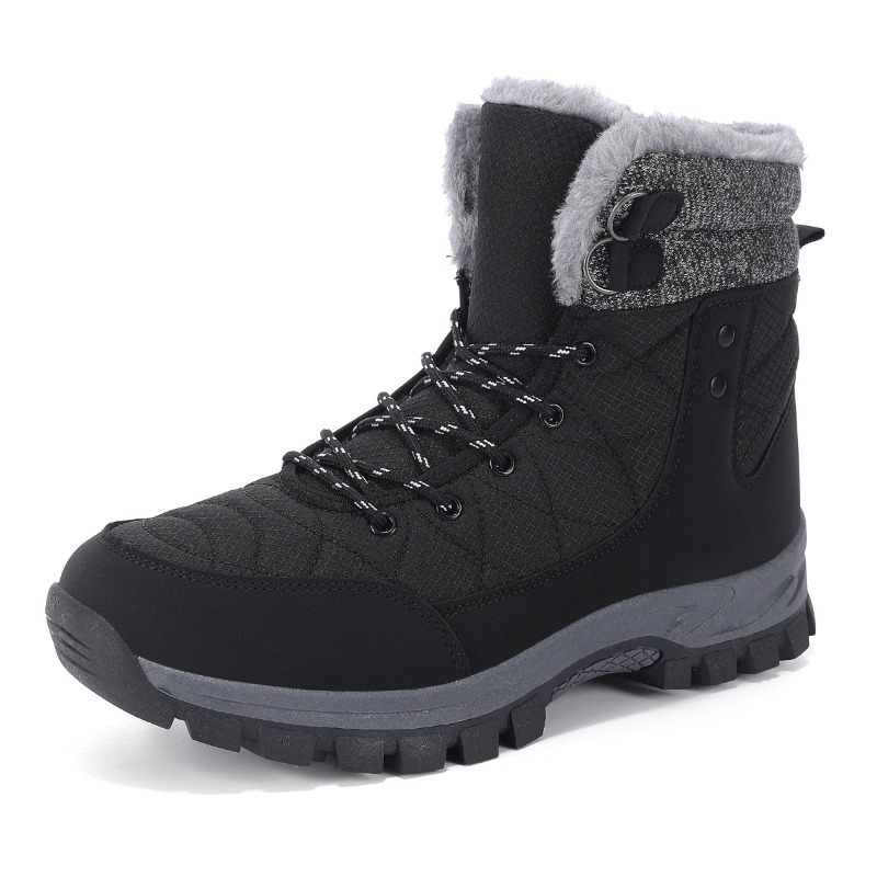 Men'S Shoes Hiking - Kış erkek kar botları sıcak peluş