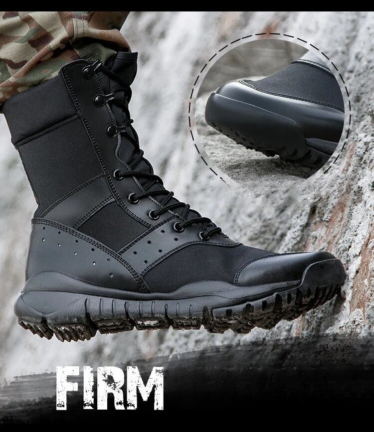 Men'S Shoes Hiking - Hafif Su Geçirmez Taktik Botlar Açık