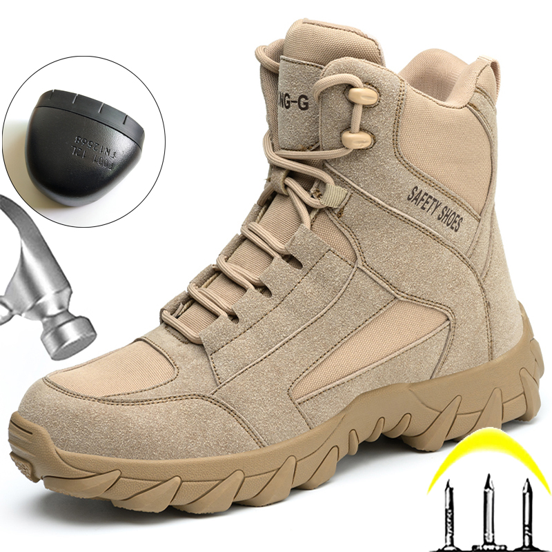 Men Shoes H&M - Haşlanma Önleyici Kaynakçı Botları Delinmeye Dayanıklı