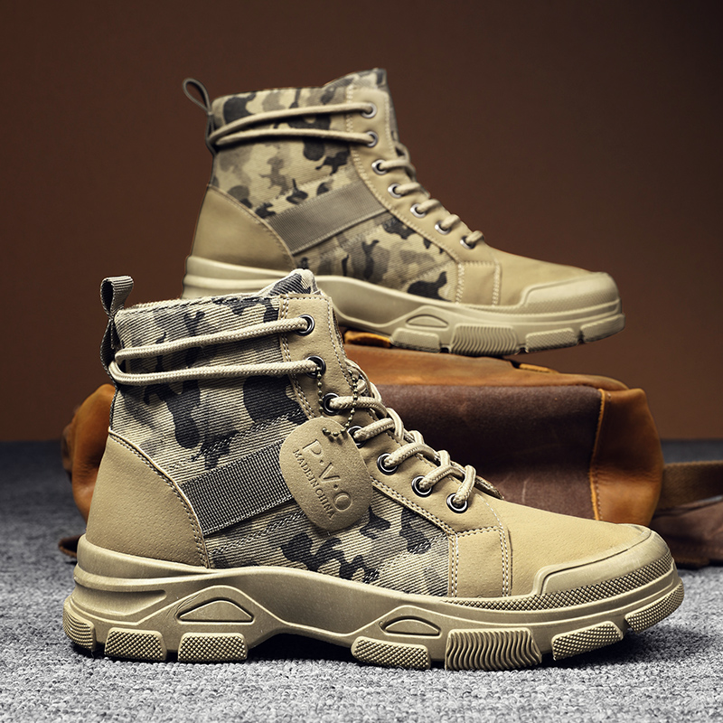 Men Shoes Office - Erkekler için yüksek topuklu botlar sonbahar