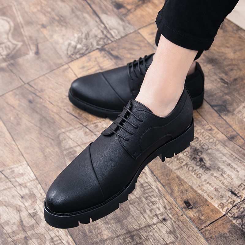 Men Shoes Prada - Loafer'lar sivri burun kalın taban yumuşak