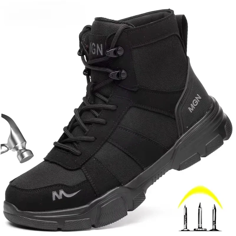 Men Shoes Office - İş Botları Yıkılmaz Erkek Güvenlik Ayakkabıları
