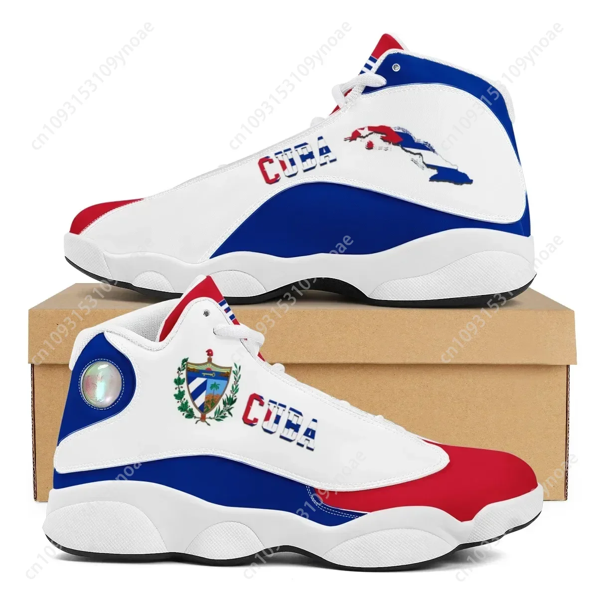 Men Shoes Runners - KÜBA Bayrağı Baskı Serin Erkekler Basketbol