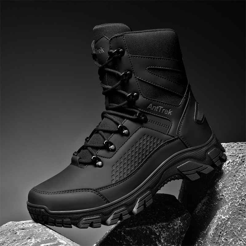 Men'S Shoes Hiking - Erkek vahşi antrenman botları dört mevsim