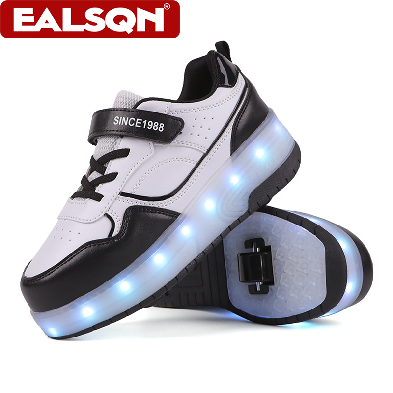 Men Shoes Men - Yeni Çocuk LED Işıklı Tekerlekli Paten