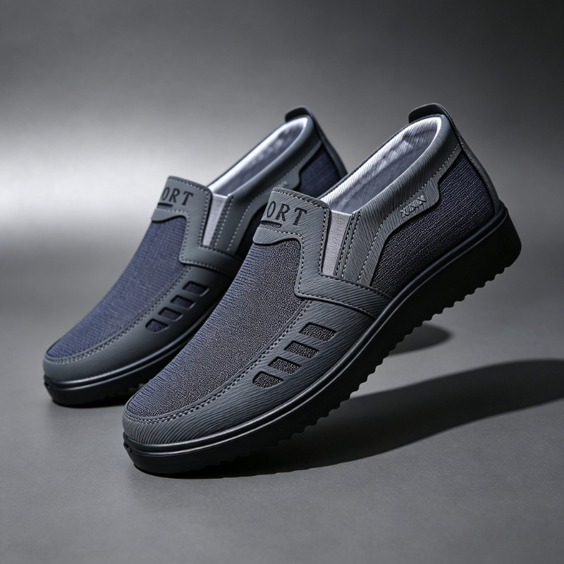 Loafer Slip On Men - Erkekler İçin Bağcıksız Kanvas Loafer'lar Nefes