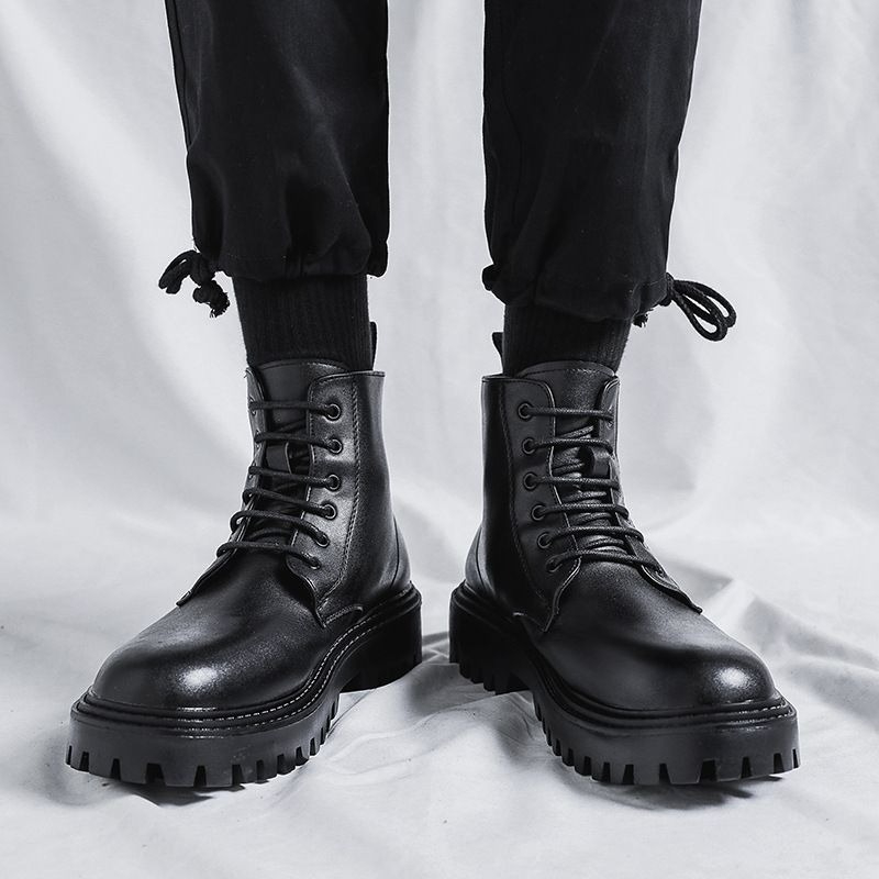Erkek Yüksek Bilekli Deri Botl - Men'S Shoes Increase Height incelemesi ve fiyatı