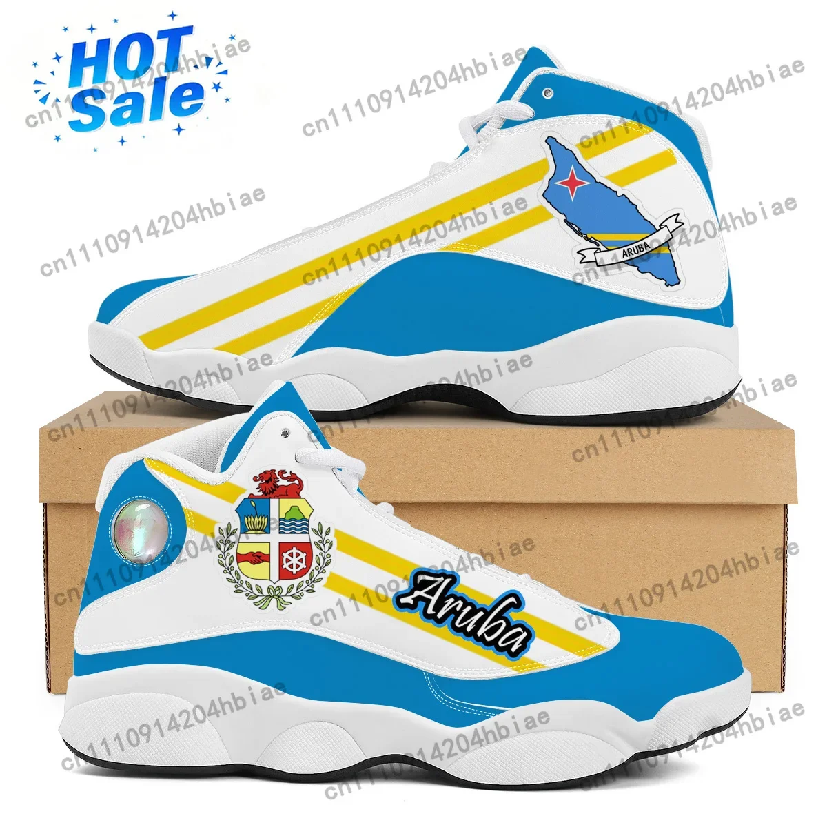 ARUBA Bayrağı Baskı Özel Serin - Men'S Shoes Basketball incelemesi ve fiyatı