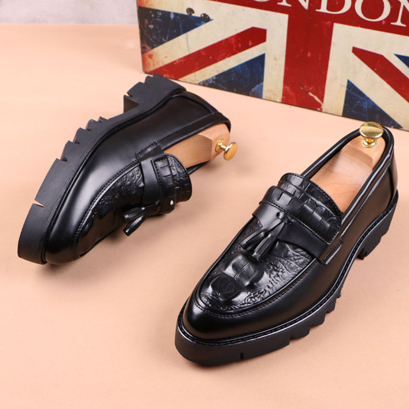 Kore tarzı erkekler rahat iş d - Men Shoes Prada incelemesi ve fiyatı
