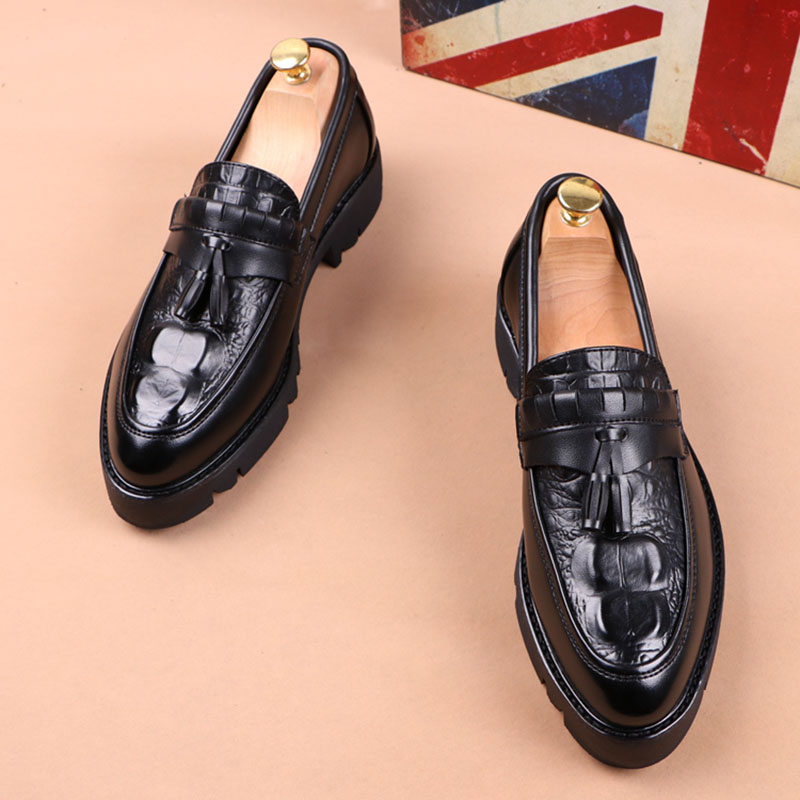 Kore tarzı erkekler rahat iş d - Men Shoes Prada incelemesi ve fiyatı