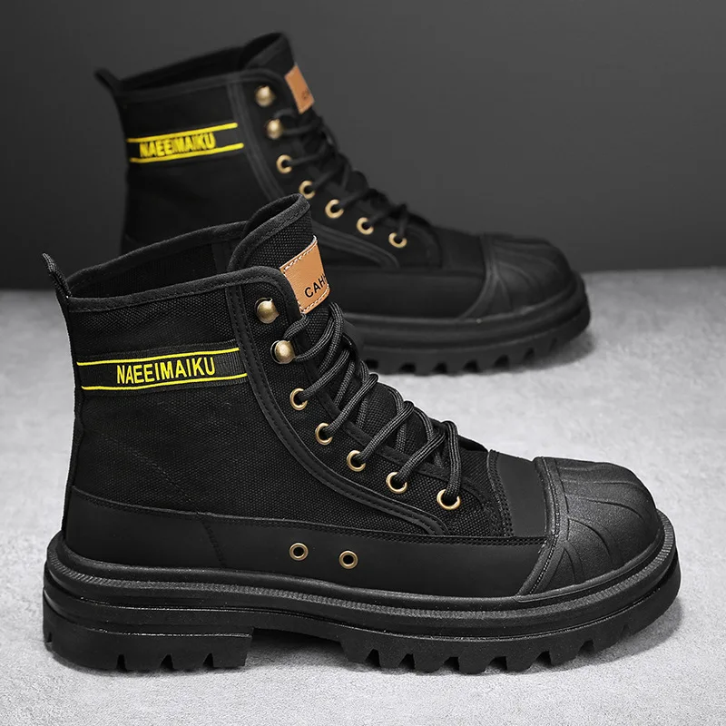 Erkek Kanvas Botları Moda Yüks - Men Shoes Office incelemesi ve fiyatı