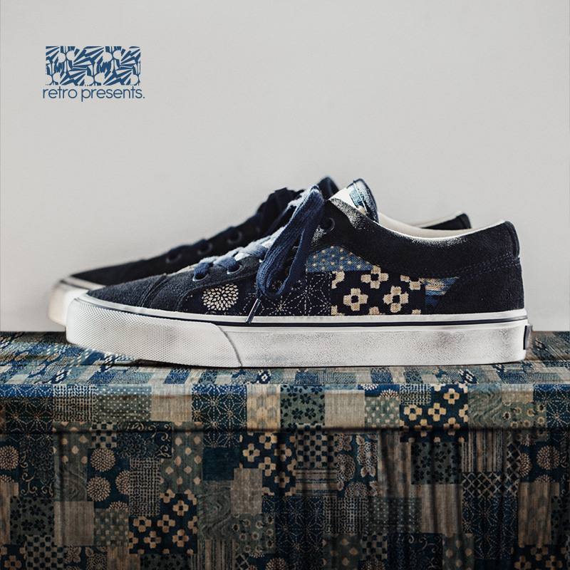 Maden japon Retro baskı kanvas - Men'S Shoes Japanese Brand incelemesi ve fiyatı